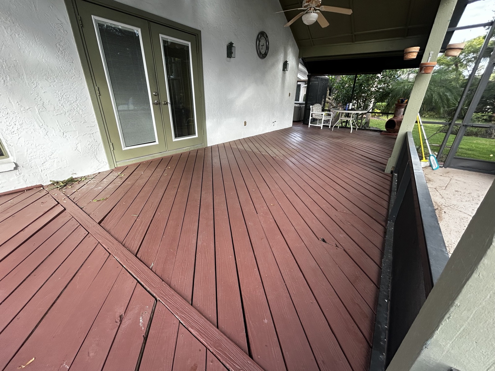 Lanai decking